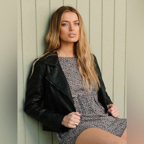 Saltwater Luxe Faux Leather Jacket - Picture 3 of 5